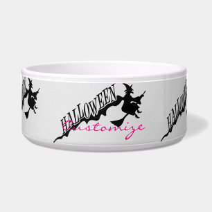 Tigela Vassoura-de-bruxa do Halloween Riding Thunder_Cove