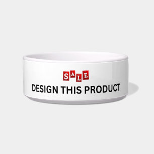 Tigela VENDA! Pet Bowl - Cerâmica - Média - Personalizada