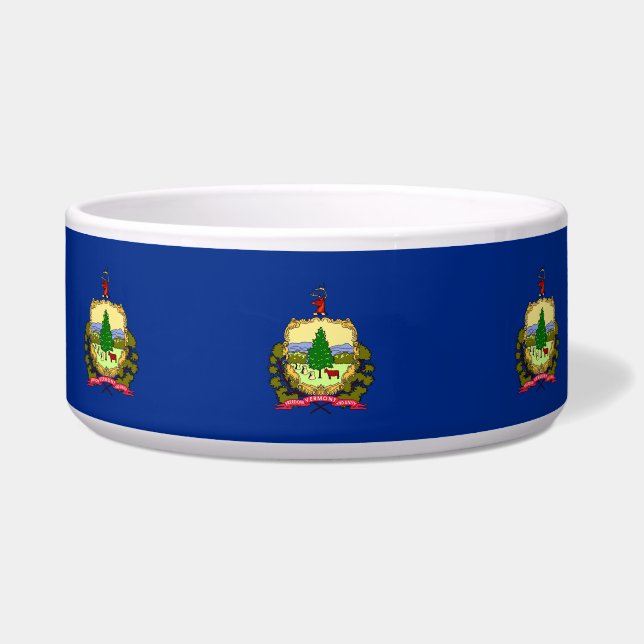 Tigela Vermont State Flag Pet Bowl (Frente)