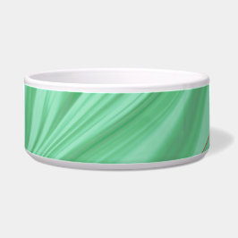 Tigela Vestuário em curvas com tons verdes claros de ment