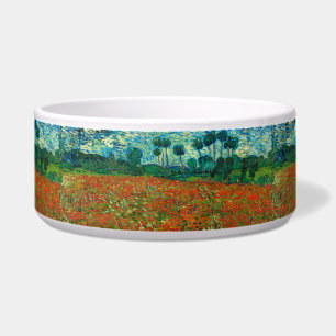 Tigela Vincent Van Gogh Poppy Field Floral Vintage Art