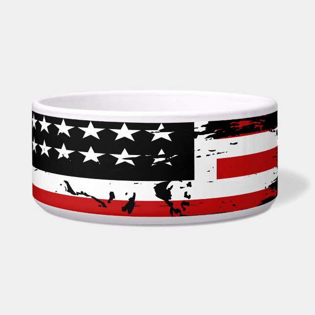 Tigela Vintage American Flag (Frente)