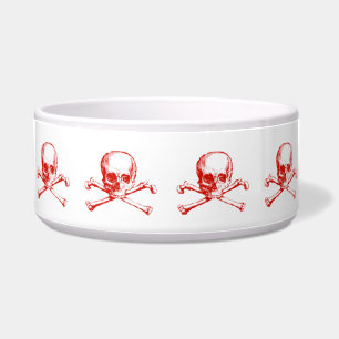 Tigela Vintage - Crânio e Crossbones