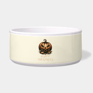 Tigela Vintage feliz abóbora do Halloween