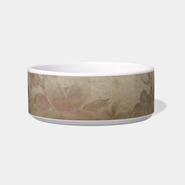Tigela Vintage Floral Beige (Frente)