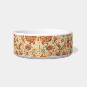 Tigela Vintage Floral Francês Chintz Antiquado Terracota