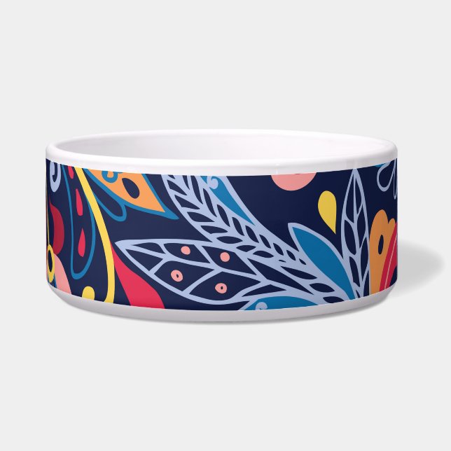 Tigela Vintage Paisley Seamless Pattern Design (Frente)