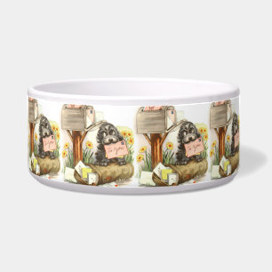 Tigela Vintage Puppy Art Mailbox