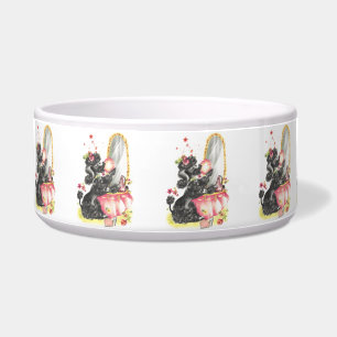 Tigela Vintage Puppy Art Prissy Poodle