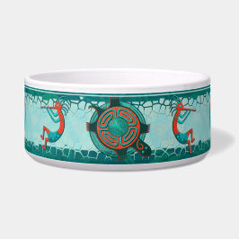 Tigela Visitantes Anasazi Native Folk Art