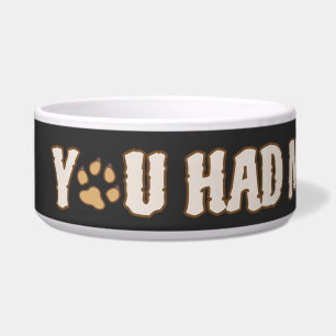 Tigela Você Me Teve No Meio Pomeranianos De Cães