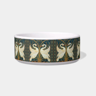 Tigela Walter Crane Swan, Rush E Iris Art Nouveau