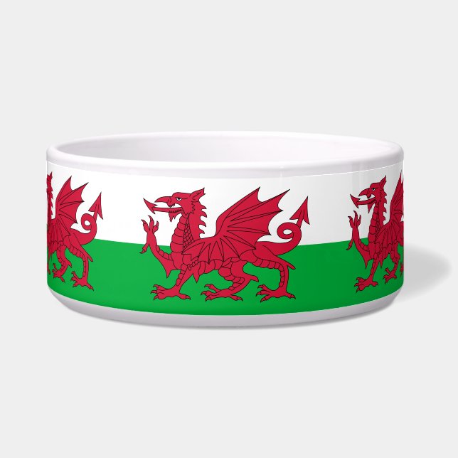 Tigela Welsh Flag (País de Gales) (Welsh Dragon) (Frente)