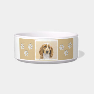 Tigela Welsh Springer Spaniel Painting - Arte Original De