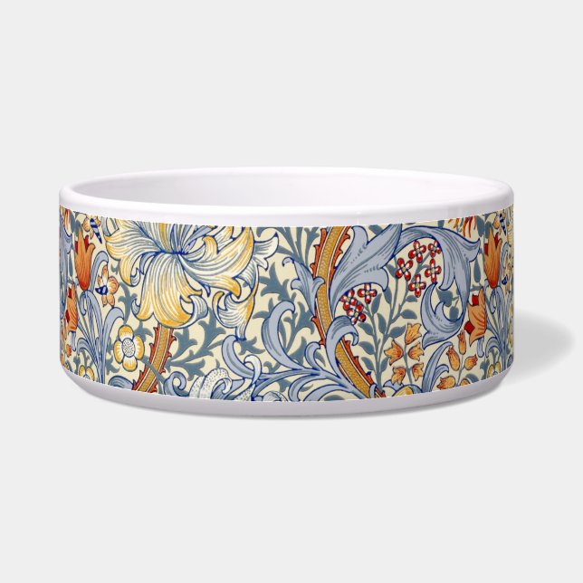 Tigela William Morris Gold Lily Victorian Botanical (Direita)