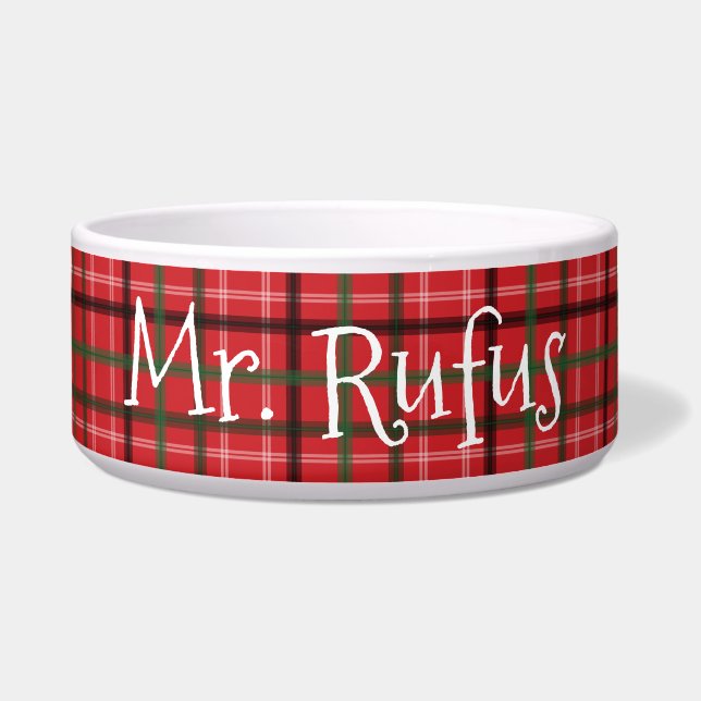 Tigela Xadrez de Natal (Frente)