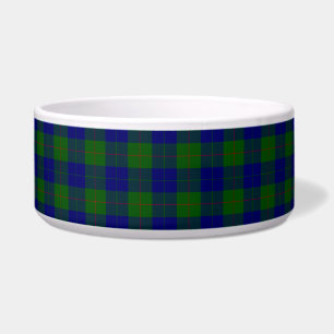 Tigela Xadrez do verde azul do tartan do clã de Barclay