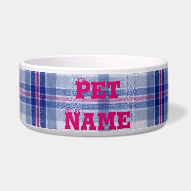 Tigela Xadrez simples 4 (Esquerda)