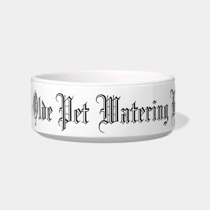 Tigela Ye Olde Pet Watering Bowl de Maureen Girard