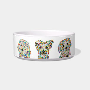 Tigela Yorkshire Terrier Bichon Maltipoo Bowl