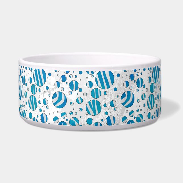 Tigela Zebra Bolinhas branca e azul (Direita)