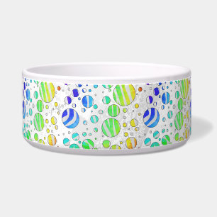 Tigela Zebra Rainbow e White Impressão
