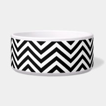 ZigZag 1 Pet Bowl preto e branco