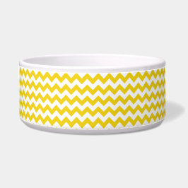 Tigela Zigzag Amarelo, Chevron Amarelo, Padrão Geométrico