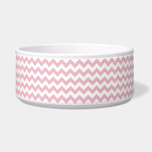 Tigela Zigzag Rosa, Chevron Rosa, Padrão Geométrico