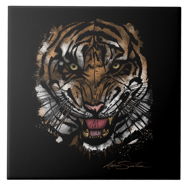 Tiger Face (Design de Assinatura) (Frente)