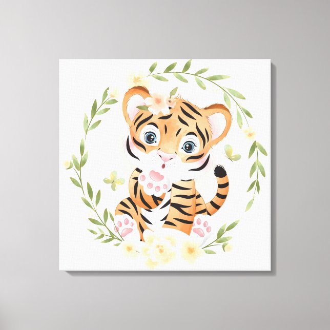 Tiger Kisses Canvas (Frente)