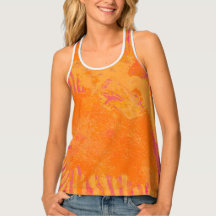 Tiger Orange Women's Racerback