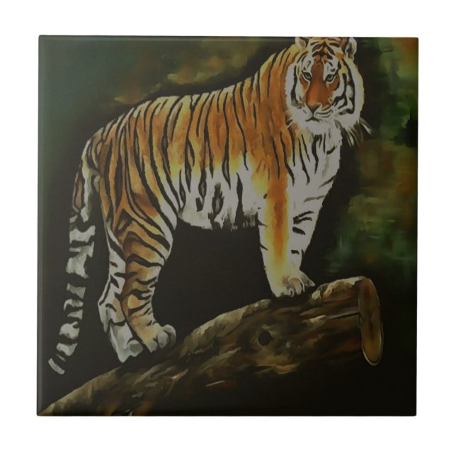 Tiger Safari Animal Art (Frente)