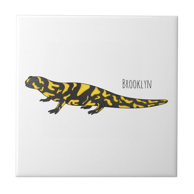 Tiger salamander cartoon (Frente)