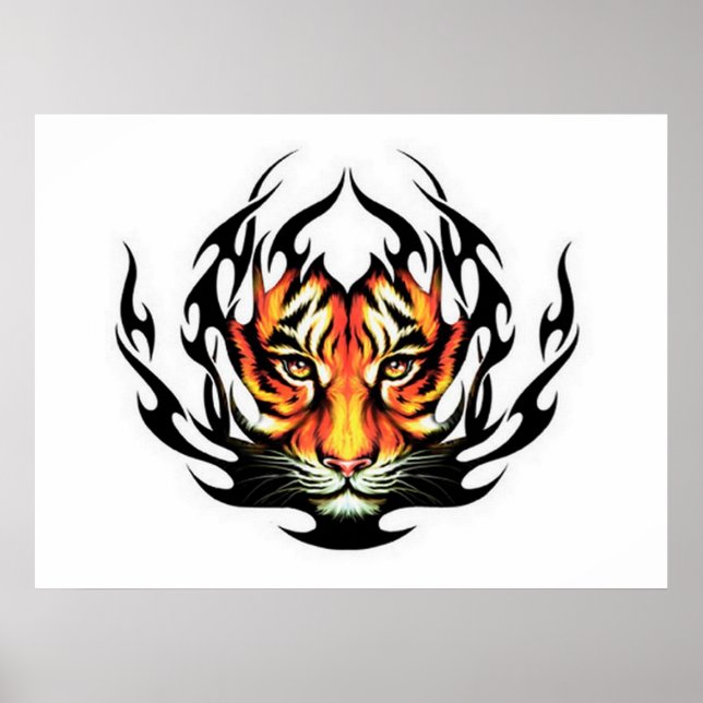 Tiger Tattoo Poster (Frente)
