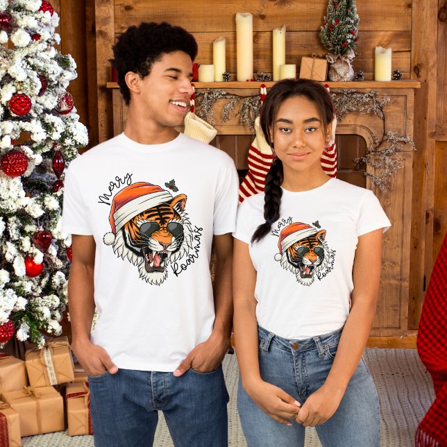 Tiger Tee | FELIZES | Camisa de Natal (Criador carregado)