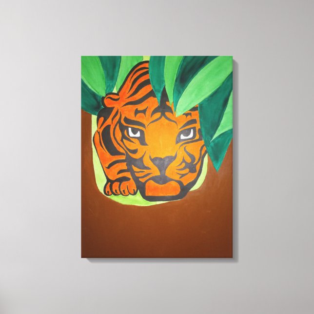 Tiger's Eye Canvas Print (Frente)