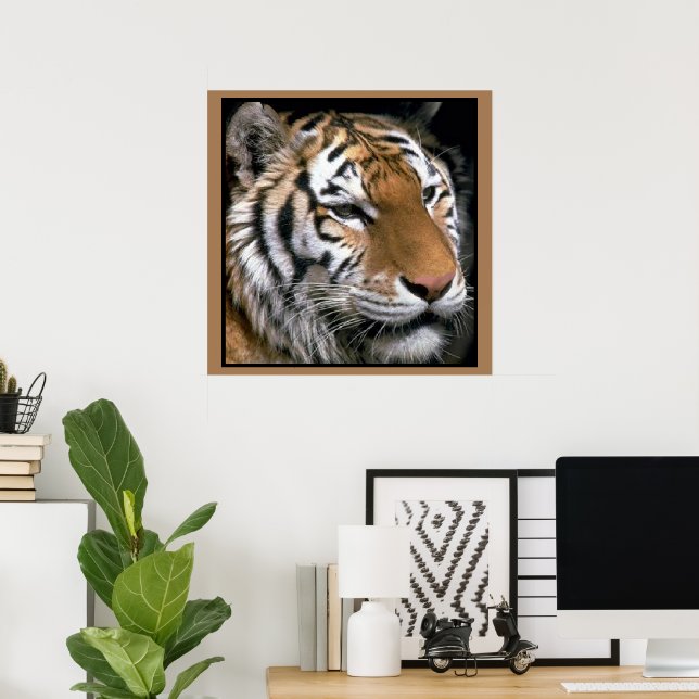 Tigers Lovers Art Poster (Escritório em casa)