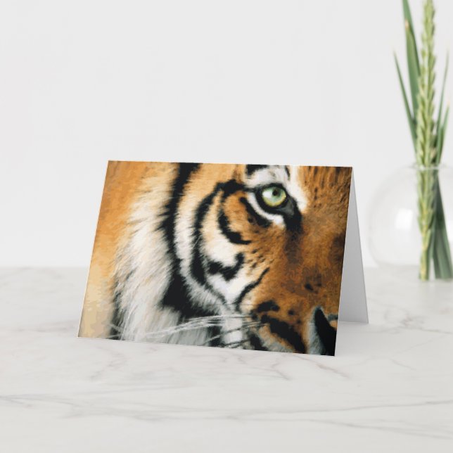Tigre 2 - Cartão de Saudação (Frente)