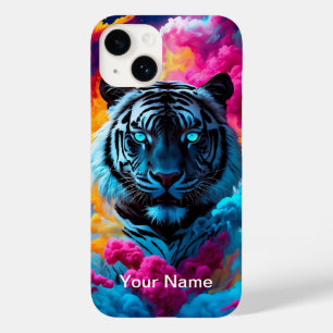 Tigre Brilhante Neon místico e etéreo