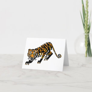 Tigre - cartões de agradecimentos