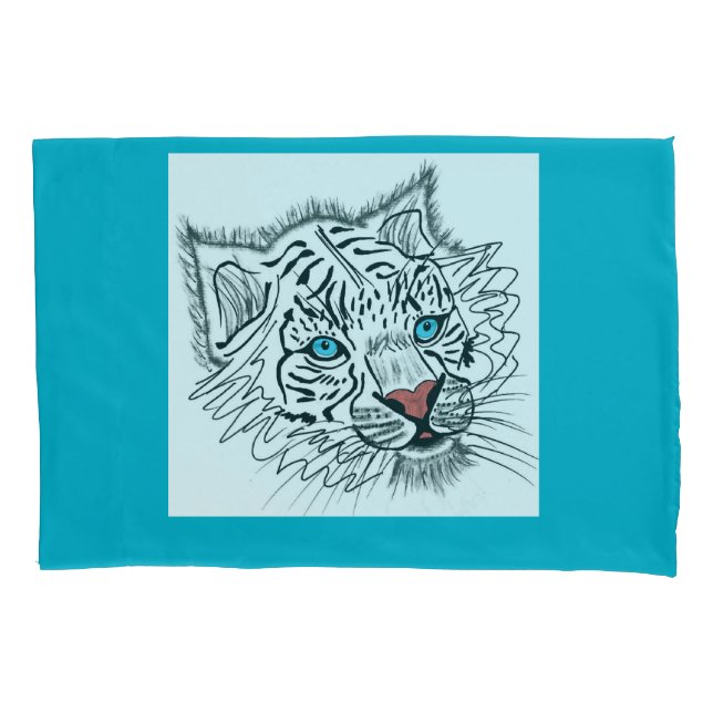 Tigre de bebê de olhos azuis (Frente)