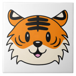Tigre de Cartoon Sorridente