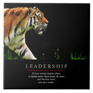 Tigre de Liderança Motivacional Exclusiva de Tendê