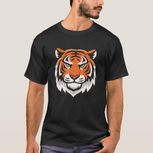 Tigre - Design de Camisa T-Shirt com Espírito Selv