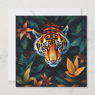 "Tigre do meu" - Retrato Colorido Tigre