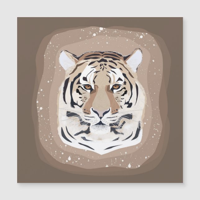 Tigre, face do tigre, símbolo de 2022 (Frente)