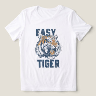 Tigre Fácil Ilustração de Animal Selvagem com Dito