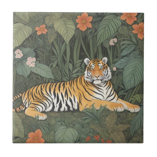 Tigre Floral na Selva Verde