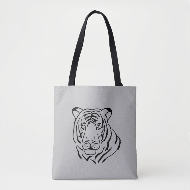 Tigre Gratiffi Tote Bags (Frente)